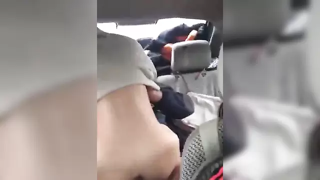 Kazakhstani student fucking in the car